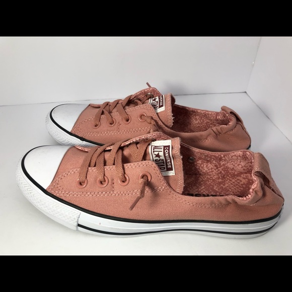 converse shoreline rust pink